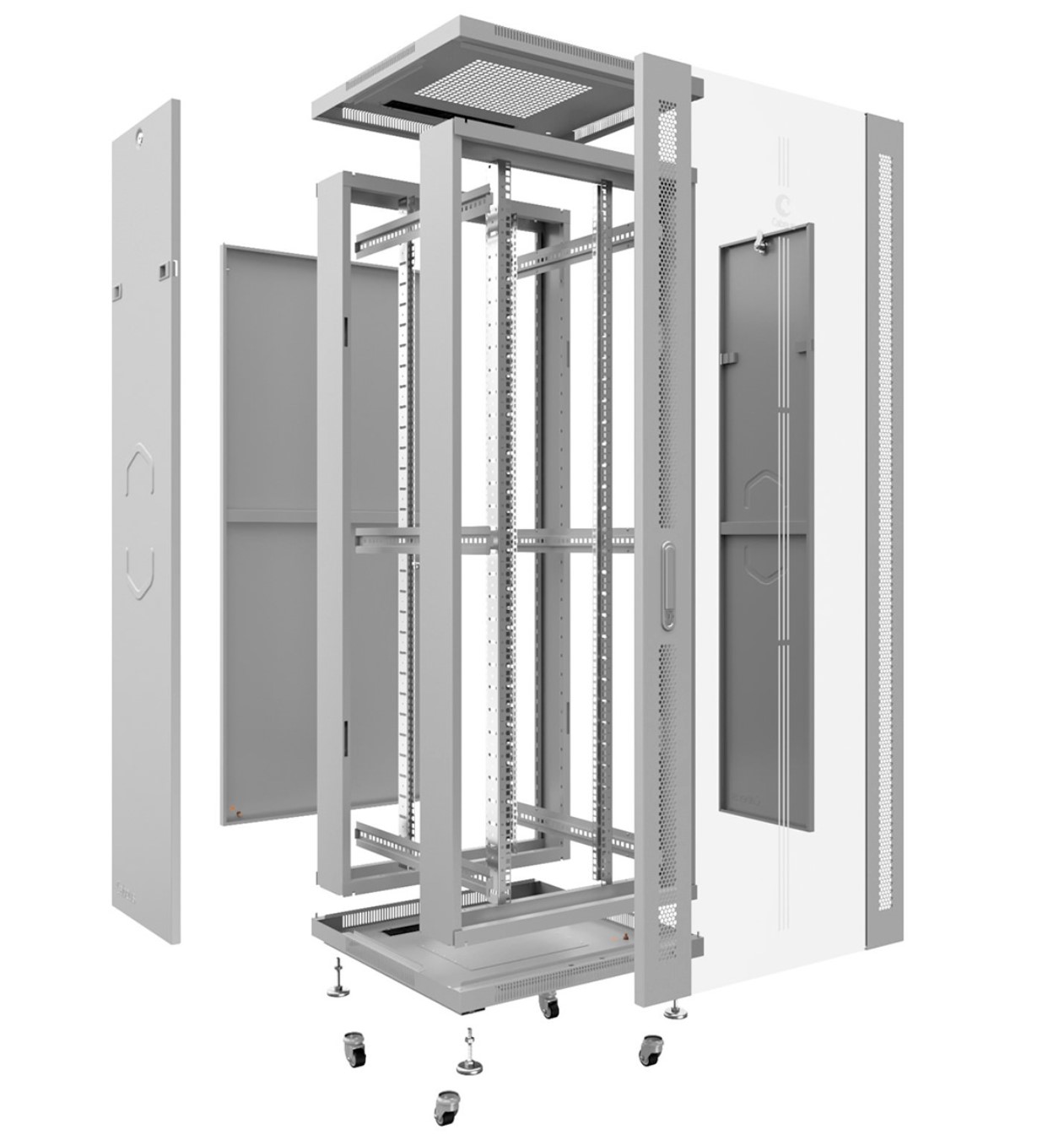 Шкаф монтажный телекоммуникационный 19 cabeus sh 05c 18u60 60